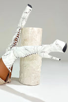 Hella Heels Renaissance Thicc Thigh High 8inch Boots - Faith-Hella Heels-Pole Junkie