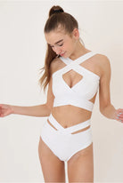 FANNA X Bottoms - White-FANNA-Pole Junkie