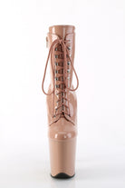 Pleaser USA Flamingo-1020 8inch Pleaser Boots - Blush-Pleaser USA-Pole Junkie