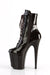 Pleaser USA Flamingo-1020 8inch Pleaser Boots - Patent Coffee-Pleaser USA-Pole Junkie