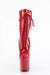 Pleaser USA Flamingo-1040GP 8inch Pleaser Boots - Ruby Glitter-Pleaser USA-Pole Junkie