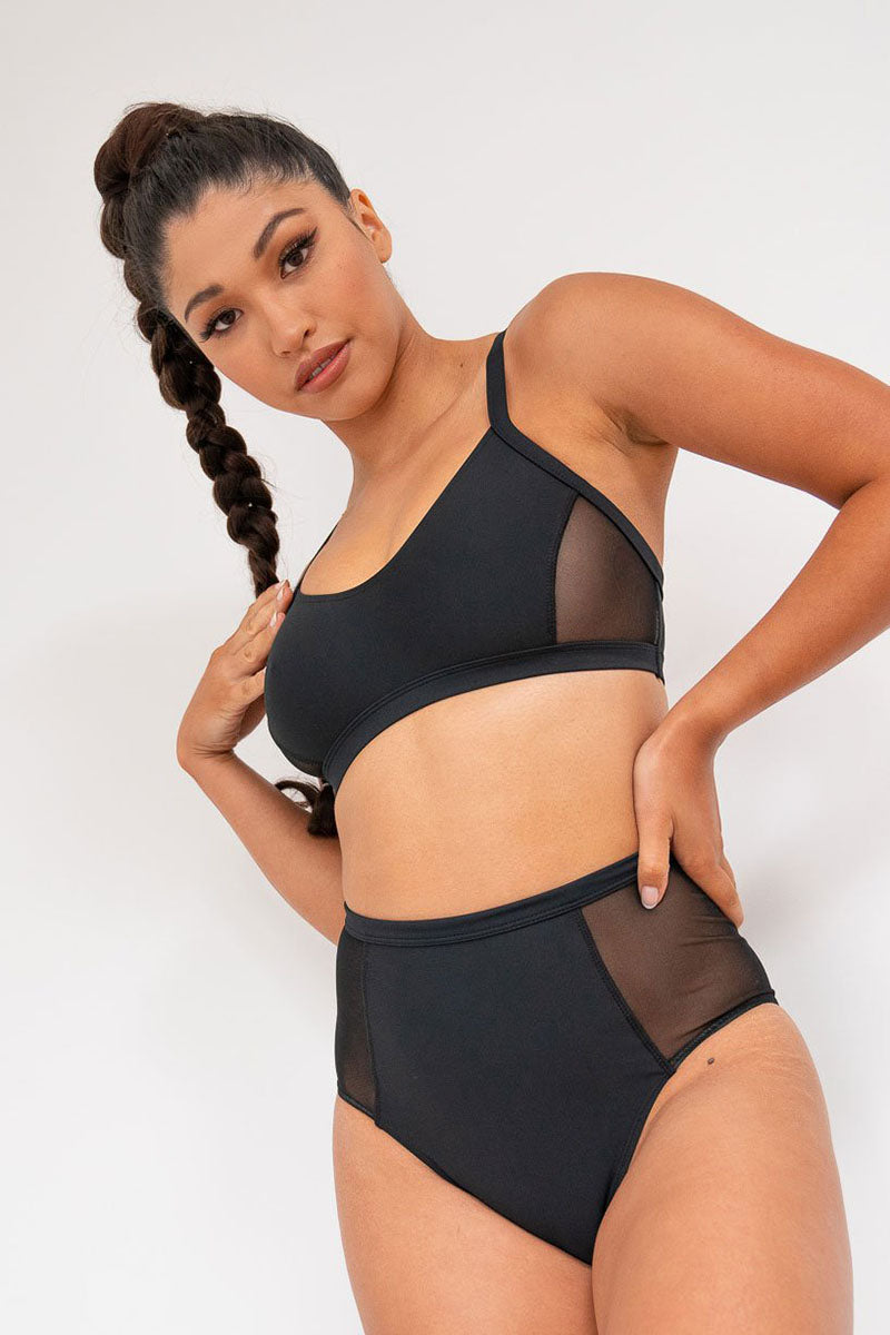 Lunalae Gigi Top - Recycled Black-Lunalae-Pole Junkie