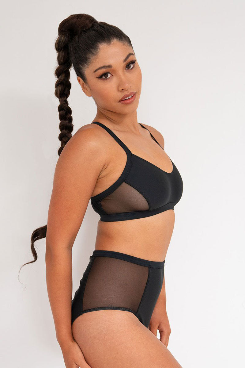 Lunalae Gigi Top - Recycled Black-Lunalae-Pole Junkie