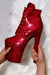 Hella Heels The Glitterati 8inch Ankle Boots - Kansass-Hella Heels-Pole Junkie