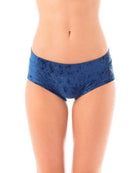 Dragonfly Hot Pants - Velvet Blue-Dragonfly-Pole Junkie