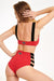 Paradise Chick Action Top - Red-Paradise Chick-Pole Junkie