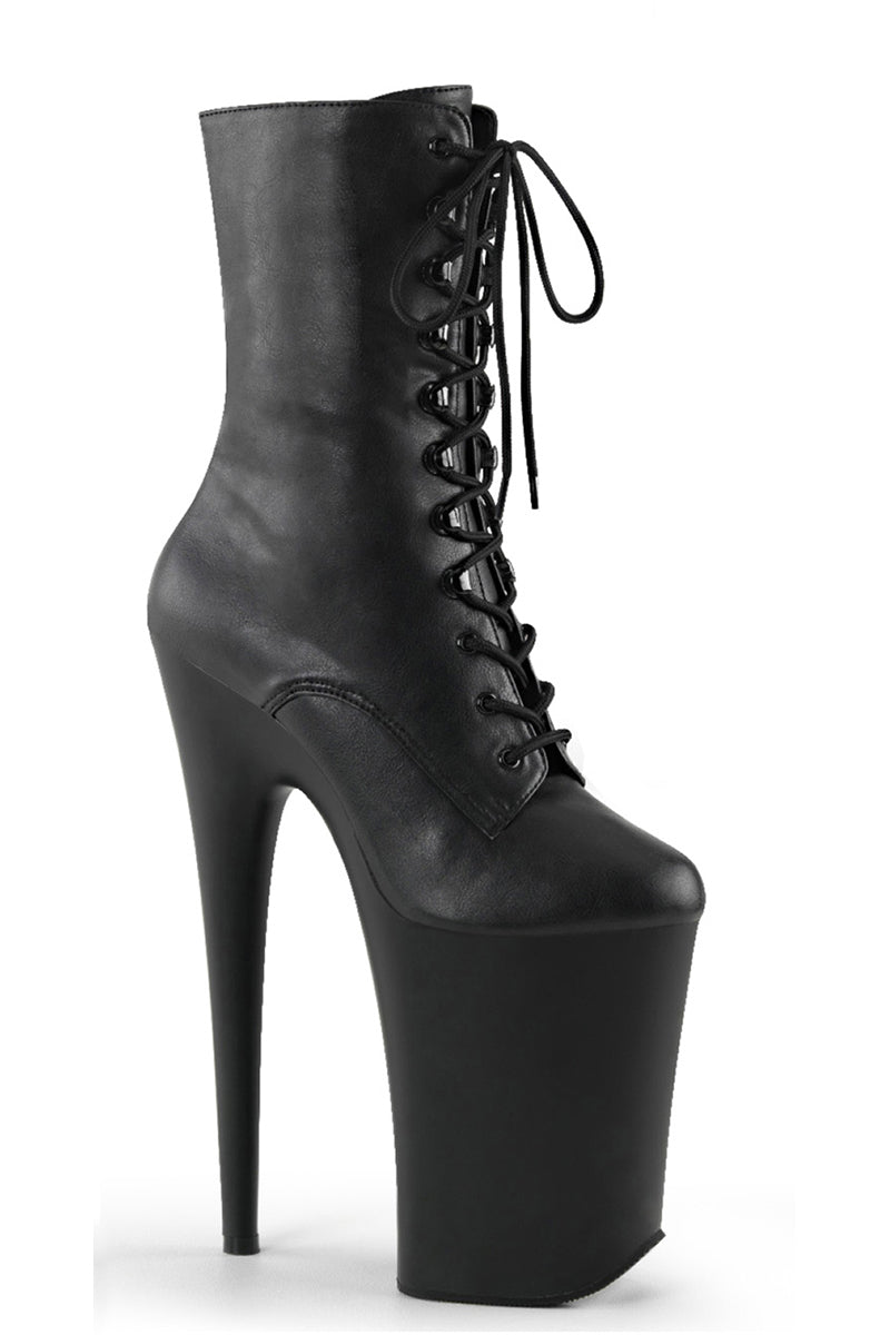 Pleaser USA Infinity-1020 9inch Boots Matte Black