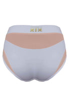 CXIX I S I S High Waisted Bottoms - White with Sand Mesh-Creatures of XIX-Pole Junkie