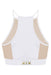 CXIX I S I S Halter Top - White with Sand Mesh-Creatures of XIX-Pole Junkie