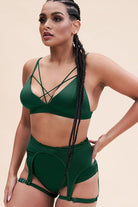 Lunalae Lily Top - Recycled Moss Green-Lunalae-Pole Junkie