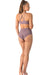 Dragonfly Lola High-Waisted Shorts - Lilac-Dragonfly-Pole Junkie