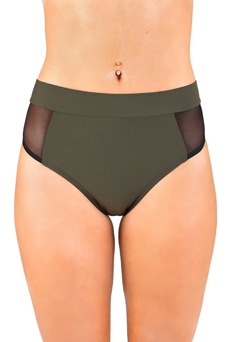 Dragonfly Molly Shorts - Khaki Mesh-Dragonfly-Pole Junkie
