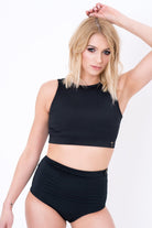 Pole Addict High Waisted Shorts - Black-Pole Addict-Pole Junkie