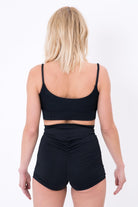 Pole Addict Kopia Basic High Waisted Shorts - Black-Pole Addict-Pole Junkie