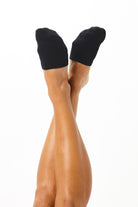 Rolling Contemporary Dance Socks - Black-Rolling-Pole Junkie