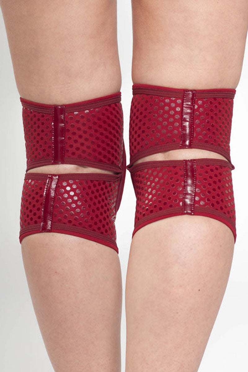 Queen Grippy Kneepads - Cherry-Queen Accessories-Pole Junkie