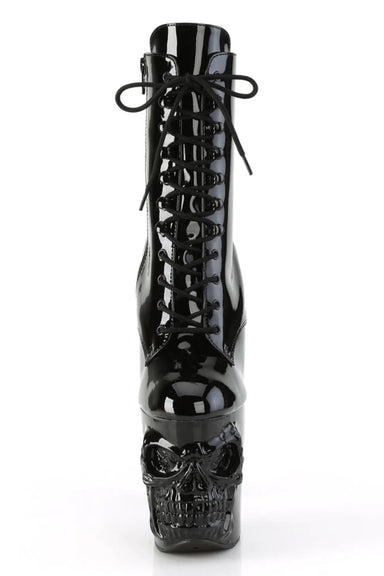 Pleaser USA Rapture-1020 8inch Pleaser Boots - Patent Black-Pleaser USA-Pole Junkie