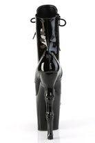 Pleaser USA Rapture-1020 8inch Pleaser Boots - Patent Black-Pleaser USA-Pole Junkie