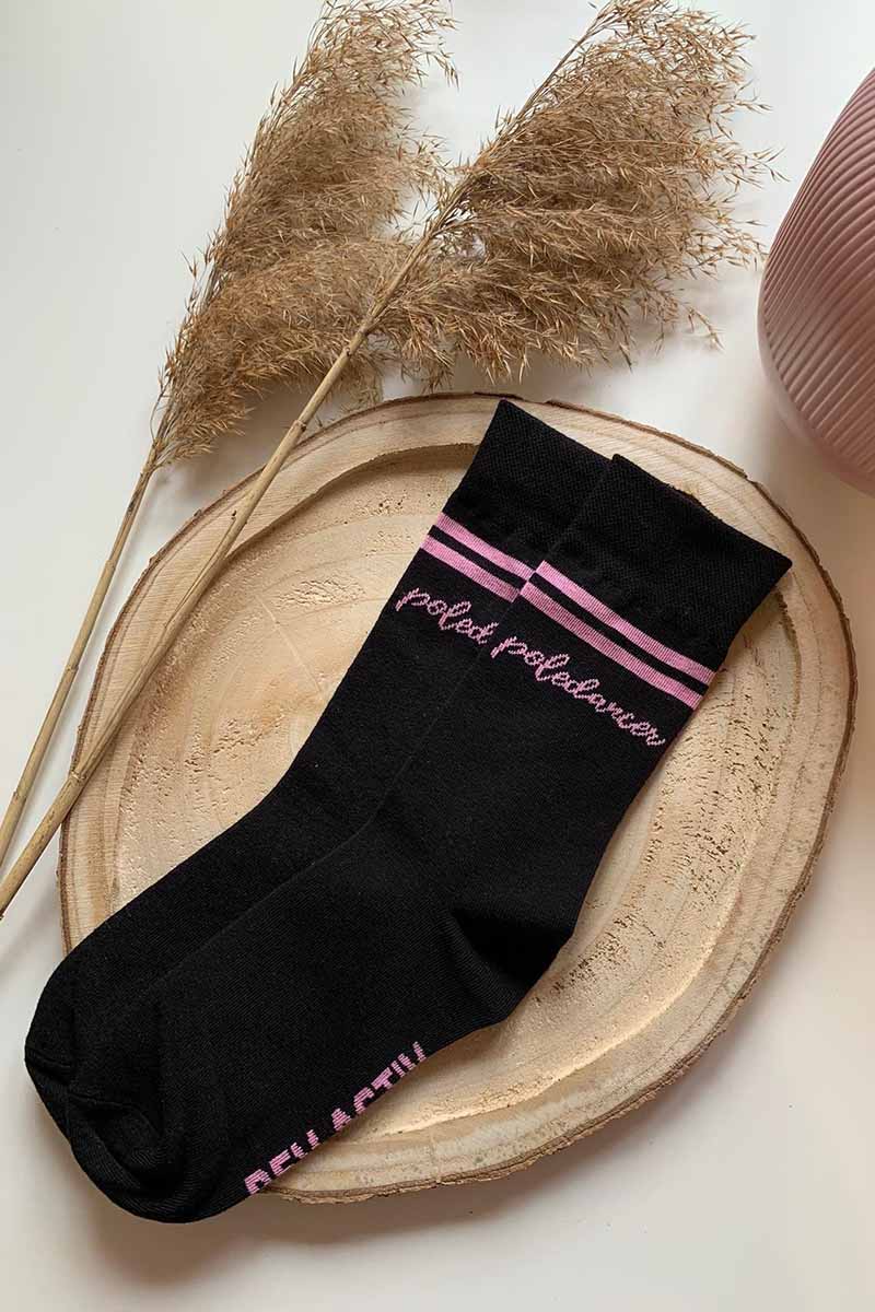 REV ACTIV Poledancer Socks - Black-REV ACTIV-Pole Junkie