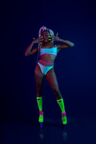 Rolling Ankle Cuff - Neon Pink-Rolling-Pole Junkie