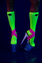 Rolling Ankle Cuff - Neon Pink-Rolling-Pole Junkie