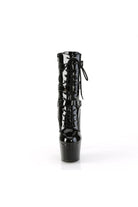 Pleaser USA Adore-1043 7inch Pleaser Boots - Patent Black-Pleaser USA-Pole Junkie