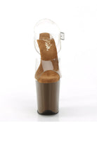 Pleaser USA Flamingo-808 8inch Pleasers - Mocha-Pleaser USA-Pole Junkie