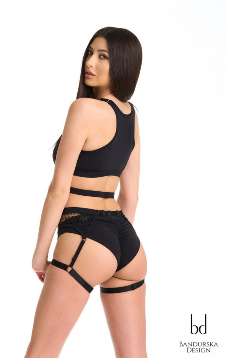 Bandurska Sugar Suspender Accessory - Black-Bandurska-Pole Junkie