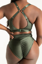 Tatiana Activewear Adeline Shorts - Pine Green-Tatiana Activewear-Pole Junkie