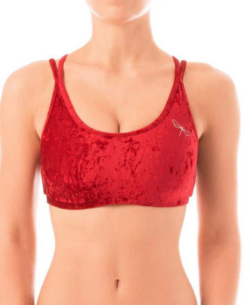 Dragonfly Nicole Top - Velvet Red-Dragonfly-Pole Junkie