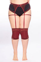 Queen Garter Belt - Cherry Shine-Queen Accessories-Pole Junkie