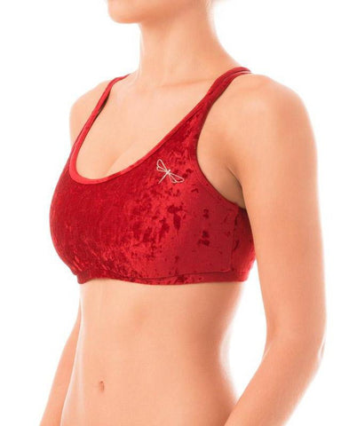 Dragonfly Nicole Top - Velvet Red-Dragonfly-Pole Junkie
