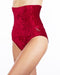 Dragonfly Betty High-Waisted Shorts - Velvet Red-Dragonfly-Pole Junkie